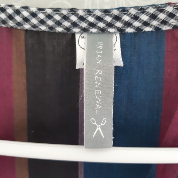 Urban Renewal recycled low neck striped shirt - Picture 2 of 5